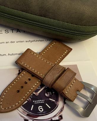 Per PANERAI Cinturino HANDMADE Vintage 24/24 Brown
