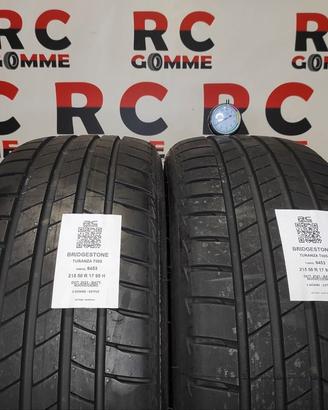 2 GOMME 215/50 R17 95H BRIDGESTONE ESTIVE DEMO