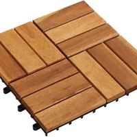 27x pedane da esterno 30x30cm acacia