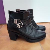 Stivaletti Nero Giardini n. 37 - Vera Pelle