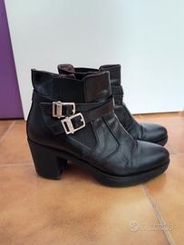 Stivaletti Nero Giardini n. 37 - Vera Pelle