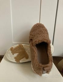 Scarpe teddy marrone donna