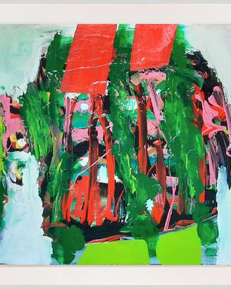 Gheorghe Tirla acrilico su tavola 40x50
