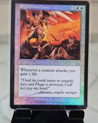 Magic MTG - Righteous Cause (Foil) - Onslaught 