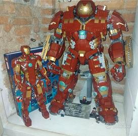 Lego hulkubuster 76210 più 76206minifiguers iron m