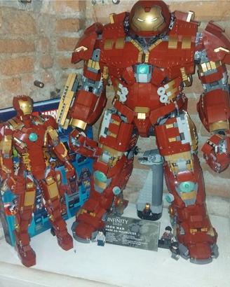 Lego hulkubuster 76210 più 76206minifiguers iron m