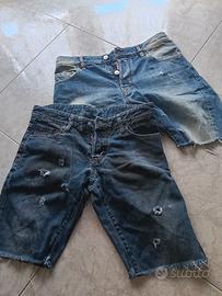 pantaloncini jeans dsquared2