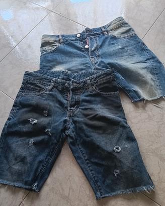 pantaloncini jeans dsquared2