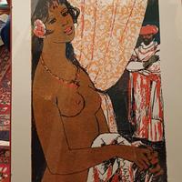 Litografia di Salvatore Fiume P.A. firmata