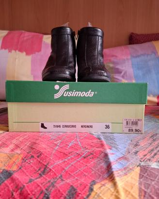 Scarpe da donna n.36 col Cervo nero marca Susimoda