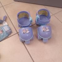 Pattini Rotelle Frozen allungabili 4 ruote