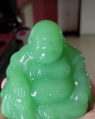 Statuina Buddha vintage 6 cm in Giada ritiro a ✋