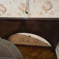 Tavolo mogano classico Regency e 8 sedie in pelle