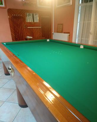 Biliardo legno massello e radica