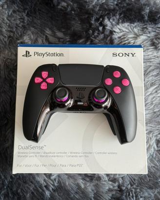 Controller PS5 Personalizzato Nero Rosa