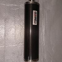 Terminale di scarico carbonio giannelli per moto