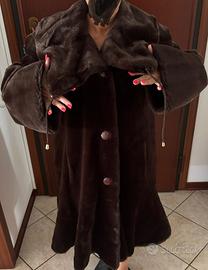 Pelliccia ecologica a mantella,taglia unica