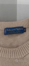 maglione Edward Spiers girocollo cotone beige tg M