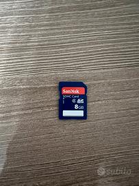 SD cards 8GB e 32GB