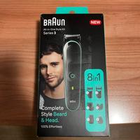 Rasoio elettrico per barba Braun 8 in 1 serie 3