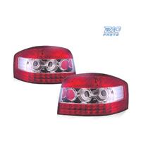FANALI A LED AUDI A3 8P 03-08 ROSSO CROMATO
