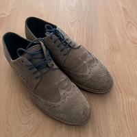 scarpe camoscio all inglese ,n.41 ancora buone