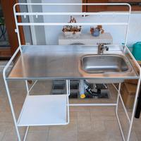 Mini cucina Ikea SUNNERSTA, frigo e induzione