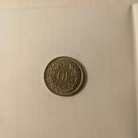 Moneta 10 rappen svizzera 1970