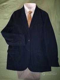 ELEGANTE BLAZER COVERCOAT BLU 4 STAGIONI.