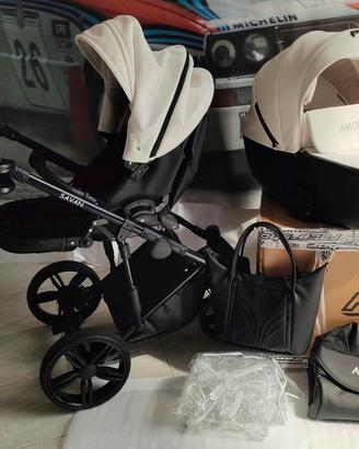 Passeggino combinato 2 in 1 Savan Amore