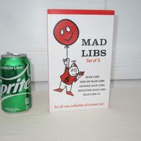 Set MAD LIBS di 5 libri in inglese di Restoration