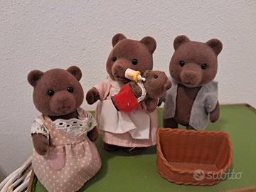 Timbertop  Brown bear,orsi bruni Sylvanian familie