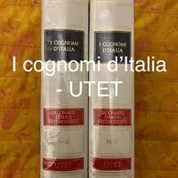 I cognomi d’Italia - UTET