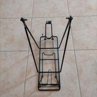 Porta pacchi bici posteriore con la molla.