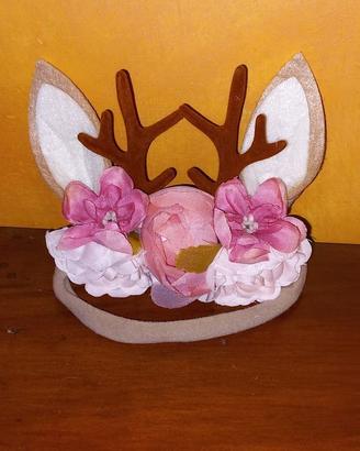 Decorazione Floreale Cerchietto Bambina