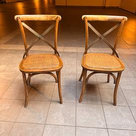 Coppia di sedie in legno bistrot Maison du Monde