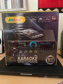 Andowl®Q-GF289 Karaoke Power Amplifier-EQ 2000W,5.
