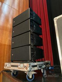 Impianto line array completo RCF HDL6 + SUB 8006
