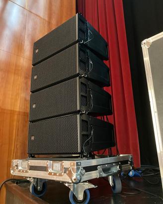 Impianto line array completo RCF HDL6 + SUB 8006