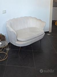 Divano due posti velluto