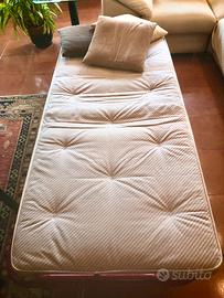 Letto singolo pieghevole con materasso