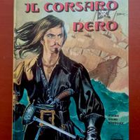 Libro "Il Corsaro Nero" illustrato di E. Salgari