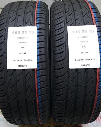 2 GOMME 195 55 16 VIKING BR2052