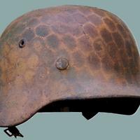 elmetto Tedesco Mod.35 2gm camo segni rete