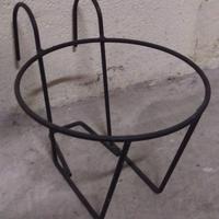 FIORIERE in FERRO BATTUTO - 1 TONDA ed 1 RETTANGOL