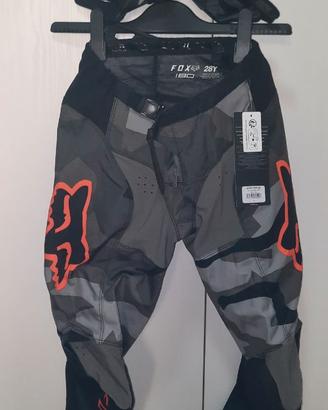 Pantaloni Bambini FOX 180 Bnkr - Nero taglia 28y