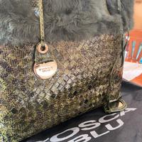 Borsa tosca BLUE vintage exotic