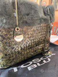 Borsa tosca BLUE vintage exotic