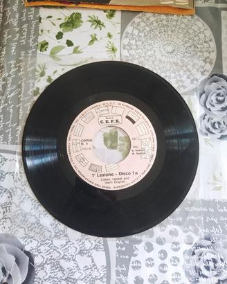 15 Vinili 45 Giri 30 Lezioni Di Inglese