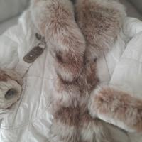 giacca con collo in volpe